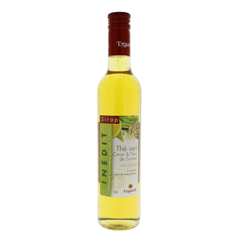 Sirop De Th Vert Citron Fleur De Sureau Cl Eyguebelle Li