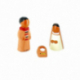 CRECHE - Coffret Sainte Famille 3 pièces - Santons en terre cuite (6cm) N°53 de Crèches