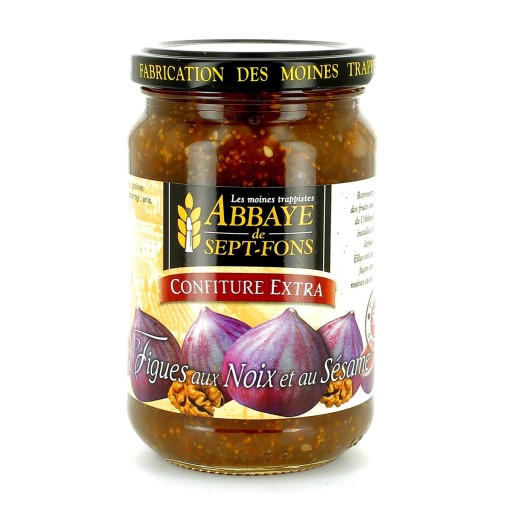 Confiture extra de figues aux noix et sésame
