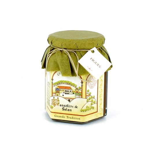 Confiture de figues bio produite par le Monastère de Solan
