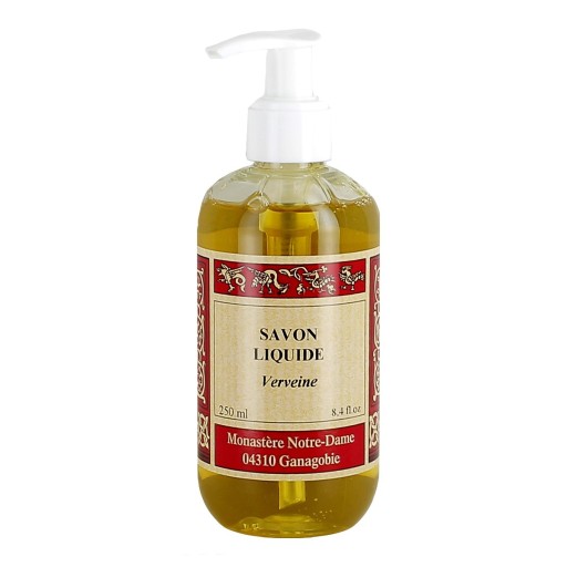 Savon liquide verveine produit par l'Abbaye de Ganagobie
