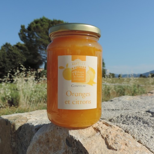 confiture d'oranges et citrons, 430 gr de Confitures & Miels