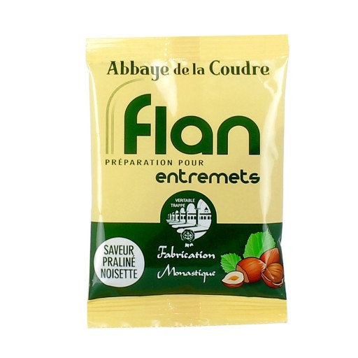 Préparation pour flan au praliné noisette Abbaye de la Coudre  45 g