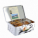 Boîte en métal de galettes sablées de Biscuits