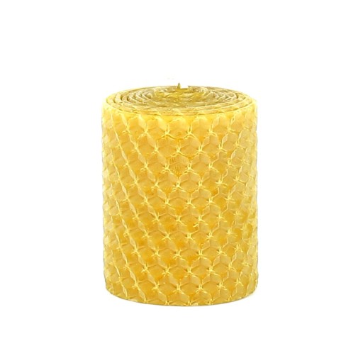 Bougie pure cire d'abeille enroulée N°9 de Bougies