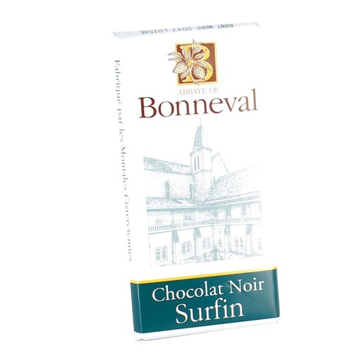 Tablette de chocolat noir surfin de Confiseries