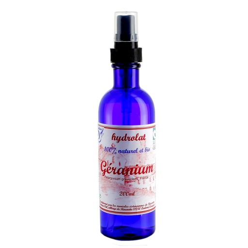 Eau florale bio de géranium de Beauté - Santé - Bien-être