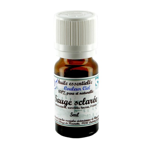 Huile essentielle bio de sauge sclarée de Soins & Crèmes