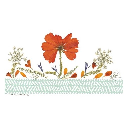 carte fleurs naturelles séchées, une invitation à la louange de Carterie