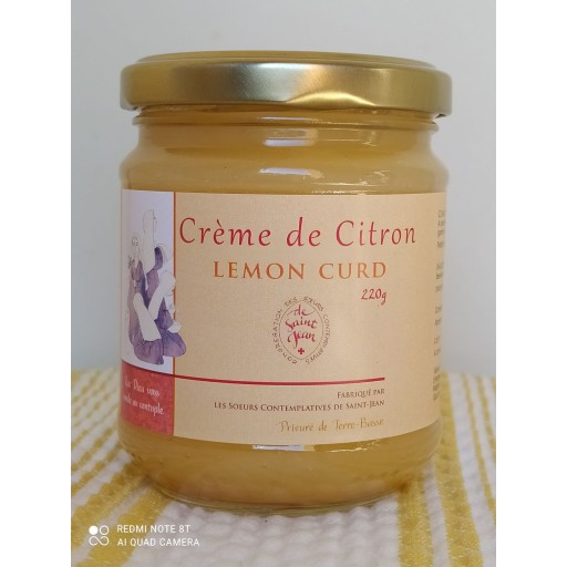 crème de citron - Lemon curd, 220g de Confitures & Miels