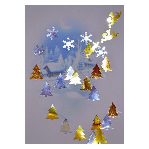 Carte paysage hivernal de Cartes de fin d'année