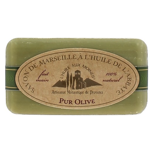 Savon de l'Abbaye Pur Olive 100% naturel de Douche