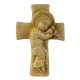 Enfant-Jésus sur croix patiné de Statues & Statuettes