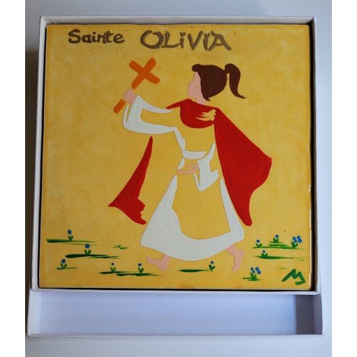 Céramique de Sainte Olivia de Les Saints-Patrons