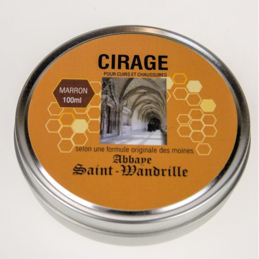 Cirage pour cuirs et chaussures marron - 100ml de Cirages