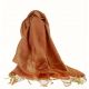 Châle Indien orange dégradé 