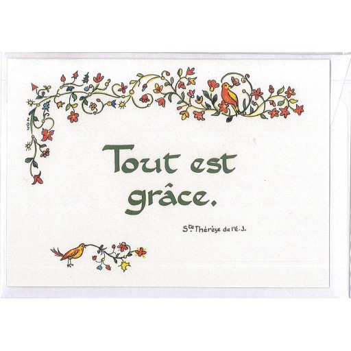 Carte Prière - FN11 - Tout est grâce 