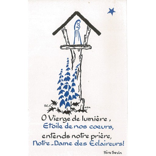 Carte Prière - SC01 - oratoire marial 