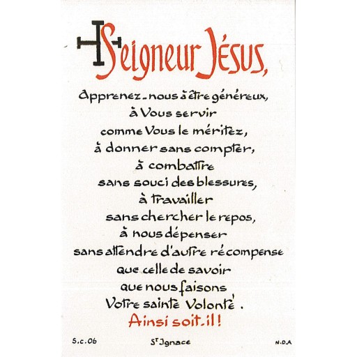 Carte Prière - SC06 - Prière scoute 