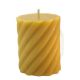 N°45 Bougie cylindre torsadé 