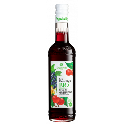 Sirop de Grenadine - Les Récoltes BIO - Arrêt Production 