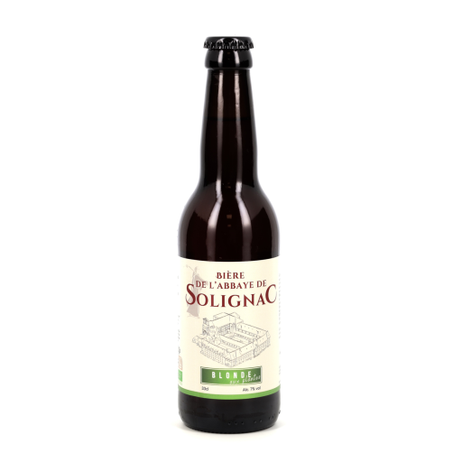 Abbaye de Solignac Blonde aux plantes 33cL