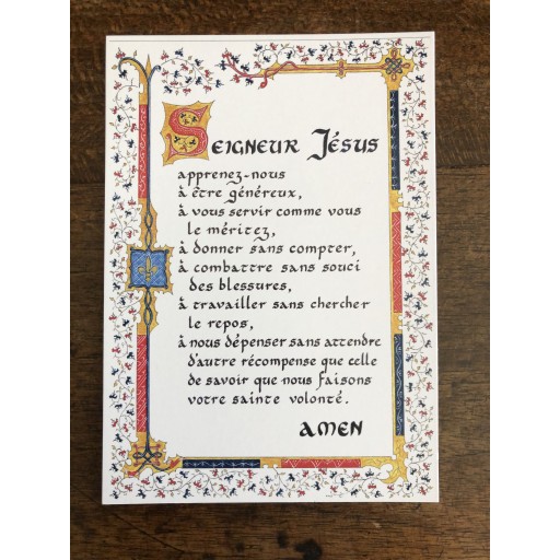 Carte 'Prière scoute'