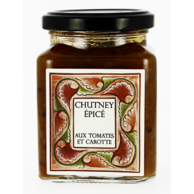 Chutney épicé - Tomates et carotte bio - 270 g | SOLAN (Monastère de la Protection de la Mère de Dieu de)