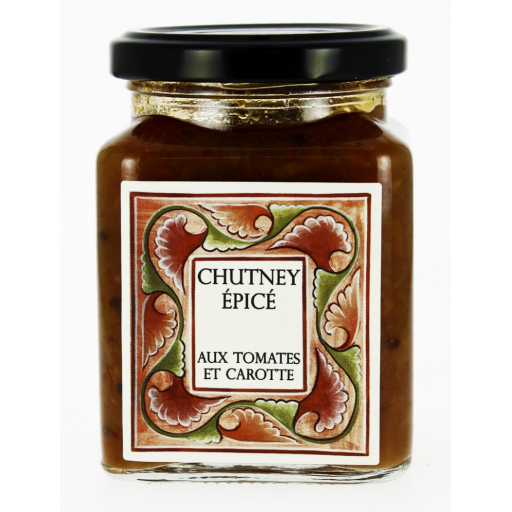 Chutney épicé - Tomates et carotte bio - 270 g | SOLAN (Monastère de la Protection de la Mère de Dieu de)