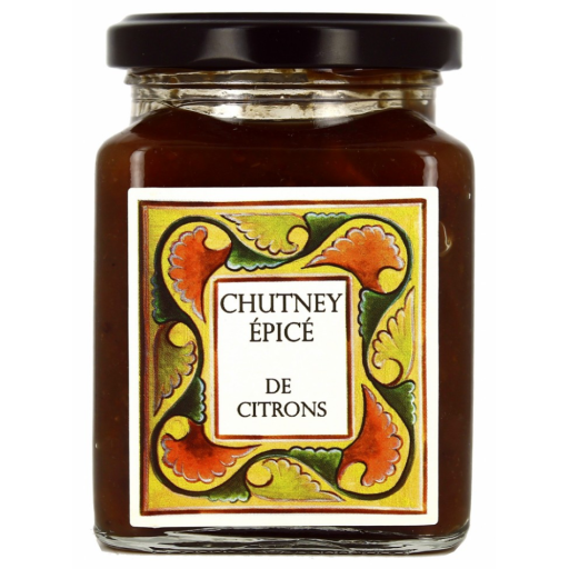 Chutney épicé - Citrons bio - 300 g | SOLAN (Monastère de la Protection de la Mère de Dieu de)