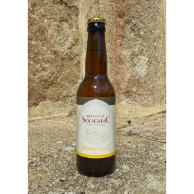 Bière Abbaye de Solignac Blonde Saison Bio - 33 cL