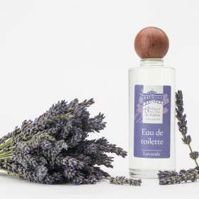 Eau de toilette à base d'huile essentielle de lavandin, 125ml-Abbaye de Jouques
