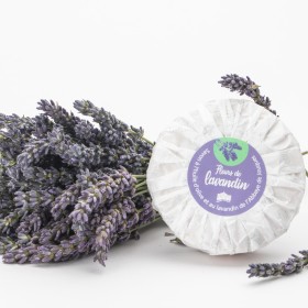 Savon extra doux aux fleurs de lavandin enrichi à l'huile d'olive de l'Abbaye, 150g