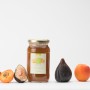 Confiture abricots figues, cuite au chaudron en cuivre par les moniales de l'Abbaye de Jouques, 430g