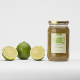 Confiture de citrons verts cuit au chaudron en cuivre par les sœurs de Jouques, 430g