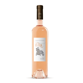 Vin Filia - Vin rosé AOP, coteaux d’Aix en Provence - Abbaye de Jouques. Bouteille 750 ml