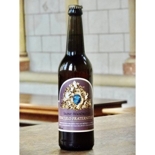 Bière Vinculo Fraternitatis - 50 cl - bière d'abbaye ambrée normande 5,3%