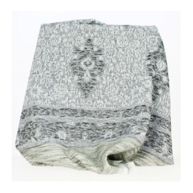 Châle Indien Marron | ANANDA MATHA (Monastère) - Kerala en Inde