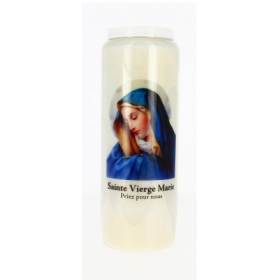 Bougie de neuvaine Vierge Marie | BOUGIE