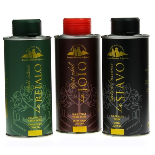 Huile d'olive 3 saveurs (3 x 250 ml) de Epices & condiments